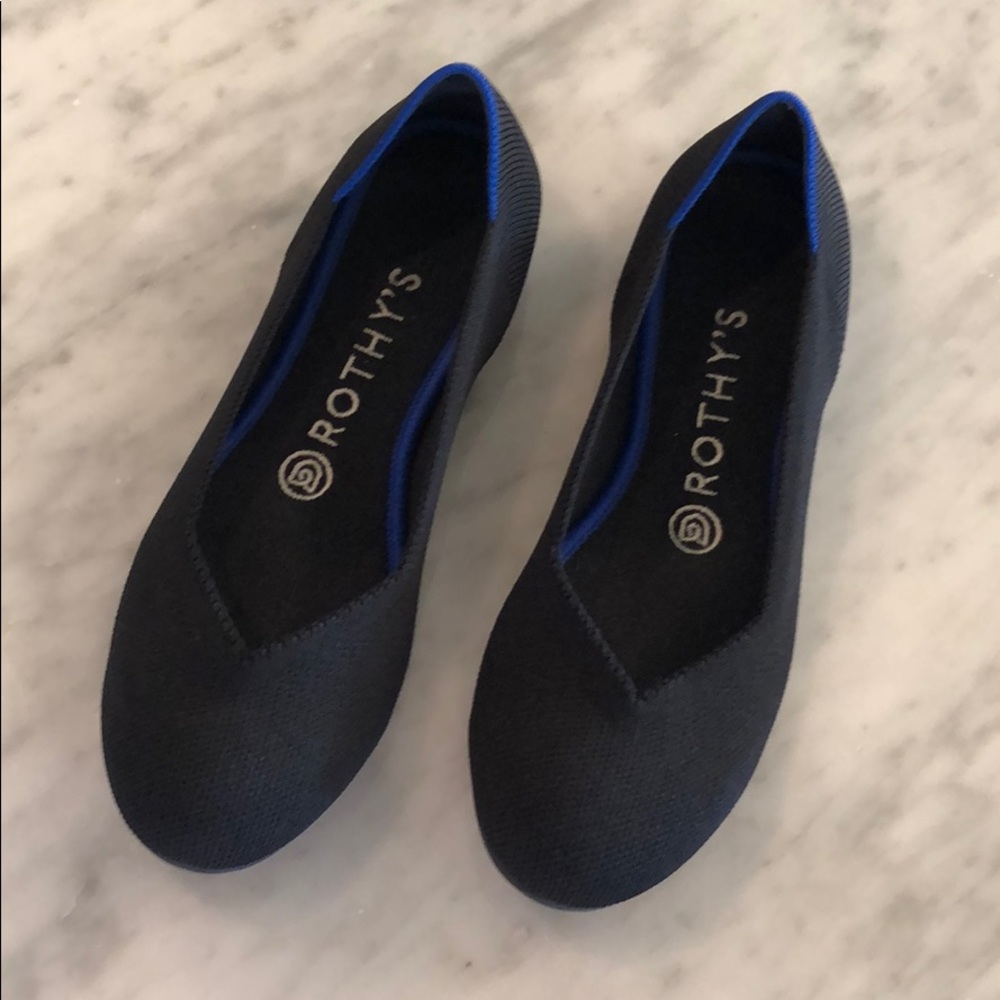 Rothy’s black flats size 7